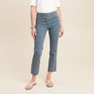 Pantalon magique Le L&eacute;ger coupe droite bleu marine femme