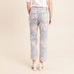 Jean coupe droite 7/8&egrave;me taille standard rose femme
