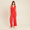 Combinaison pantalon rouge femme