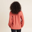 Blouse manches longues vieux rose femme