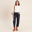 Pantalon magique coupe barrel l'Unique denim blue black femme