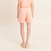 Short taille haute orange abricot femme