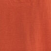Blouse fluide manches courtes marron fonc&eacute; femme