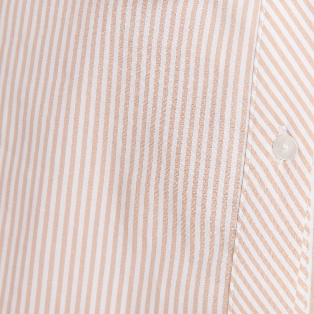 Chemise manches longues beige femme