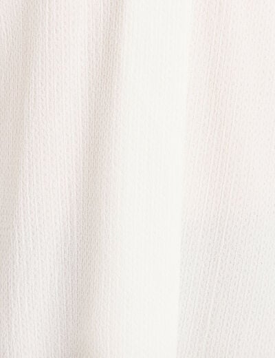 T-shirt manches longues blanc femme