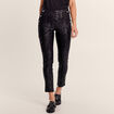 Pantalon tregging 7/8ème noir femme
