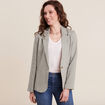 Veste esprit tailleur cintrée vert clair femme