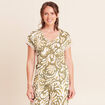 T-shirt manches courtes vert femme