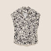 Chemise sans manches blanc femme