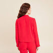 Blouson zipp&eacute; 2 poches rouge femme