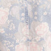 Veste longue droite manches longues rose femme