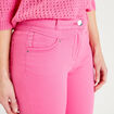 Pantalon ajusté rose fushia femme