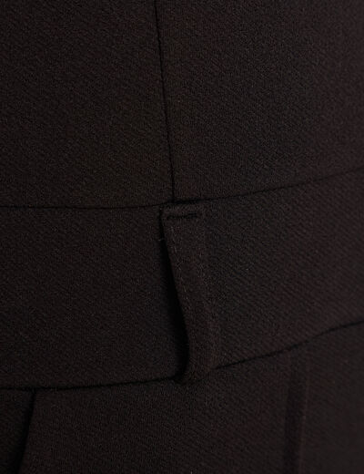Combinaison pantalon boutons noir femme