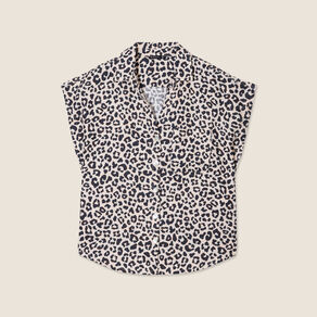 Chemise sans manches sable femme
