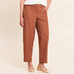 Pantalon camel femme