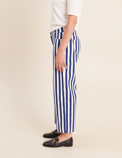 Pantalon bleu femme