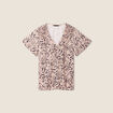 T-shirt manches courtes beige femme