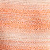 Pull col v manches courtes orange fluo femme