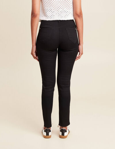 Pantalon léger taille standard long noir femme