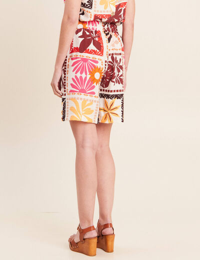 Bermuda multicolore femme