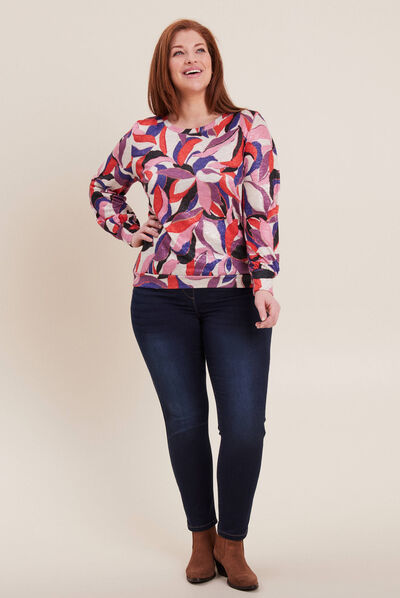Tregging taille standard denim brut femme