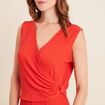 Combinaison pantalon rouge femme
