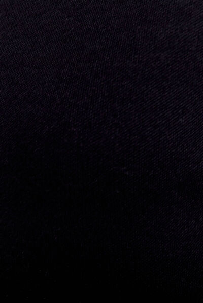Robe pull droite col montant noir femme