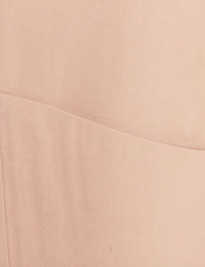 Veste tailleur sans manches beige femme