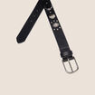 Ceinture large noir femme
