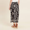 Jupe fluide taille standard noir femme