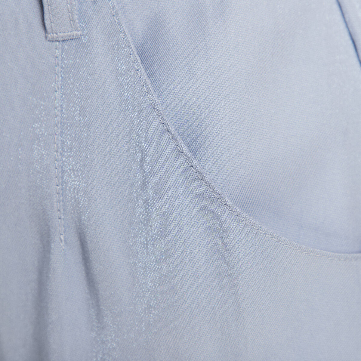 Pantalon flou irisé bleu clair femme