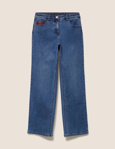 Jean standard denim stone femme