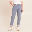 Jean coupe mom 7/8&egrave;me bleu femme