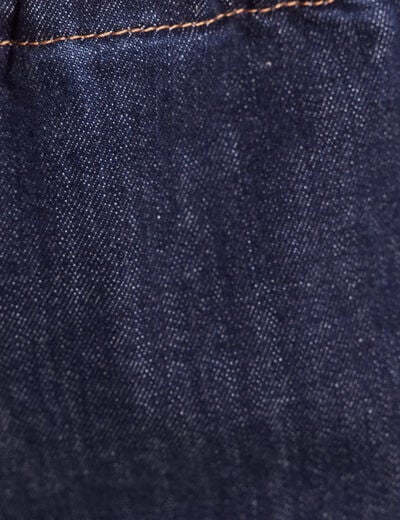 Jean mom en denim denim brut femme