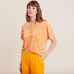 T-shirt manches courtes jaune foncé femme