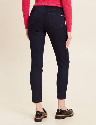 Jeans léger taille standard 7/8ème denim brut femme
