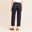 Jean coupe barrel 7/8&egrave;me denim brut femme