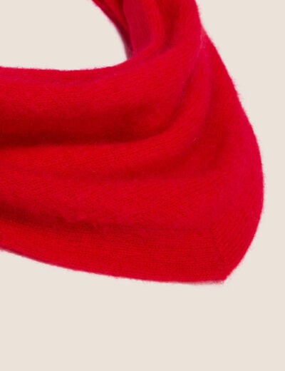 &Eacute;charpe en cachemire rouge femme