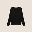 T-shirt manches longues noir femme