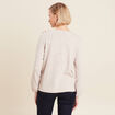 T-shirt manches longues beige femme