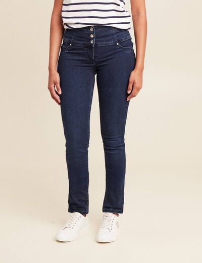 Jean magique Le Gainant coupe ajust&eacute;e denim brut femme