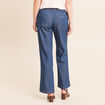 Jean large et fluide denim stone femme