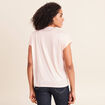 T-shirt manches courtes vieux rose femme