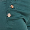 Pantalon coupe bootcut taille haute vert fonc&eacute; femme