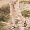 Pantalon jogpant 7/8ème sable femme