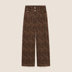 Jean marron femme