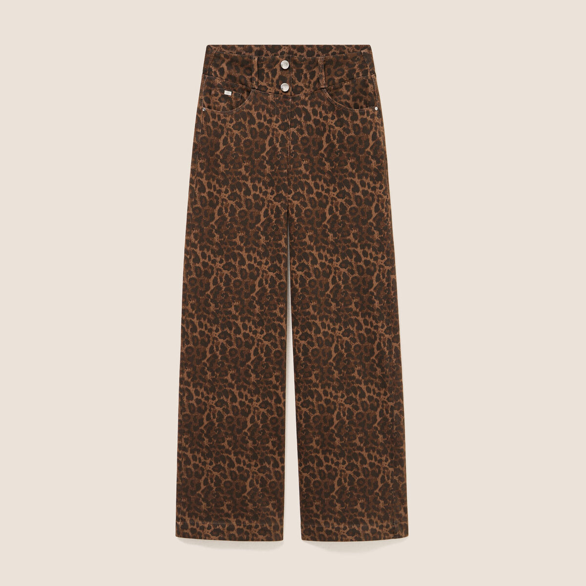 Jean marron femme