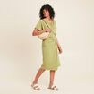 T-shirt manches courtes vert olive femme