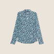 Chemise manches longues bleu ciel femme