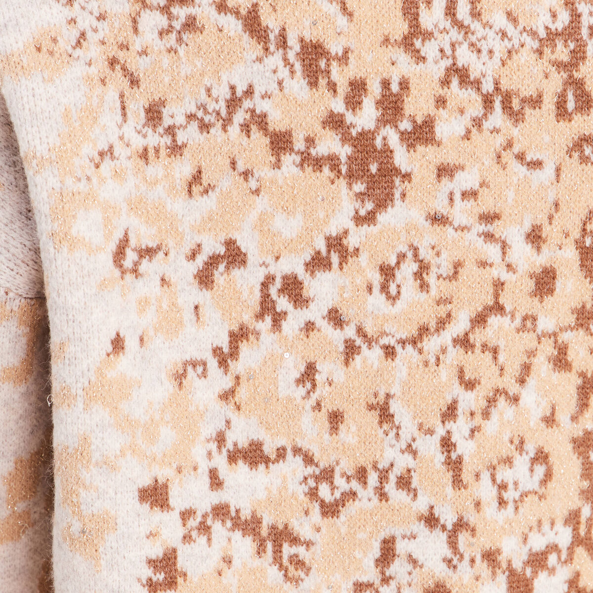 B&eacute;ret aspect laineux creme femme